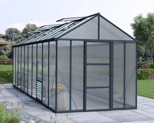 Glory® 8 ft. x 20 ft. Greenhouse with 10mm TwinWall Glazing | Palram-Canopia