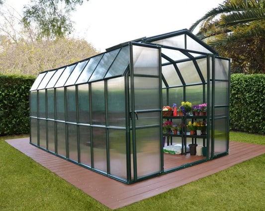 Grand Gardener® ~8 ft. x 16 ft. Greenhouse | Rion by Palram-Canopia