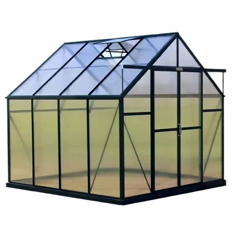 grandio ascent 8'x8' stock image greenhouse 