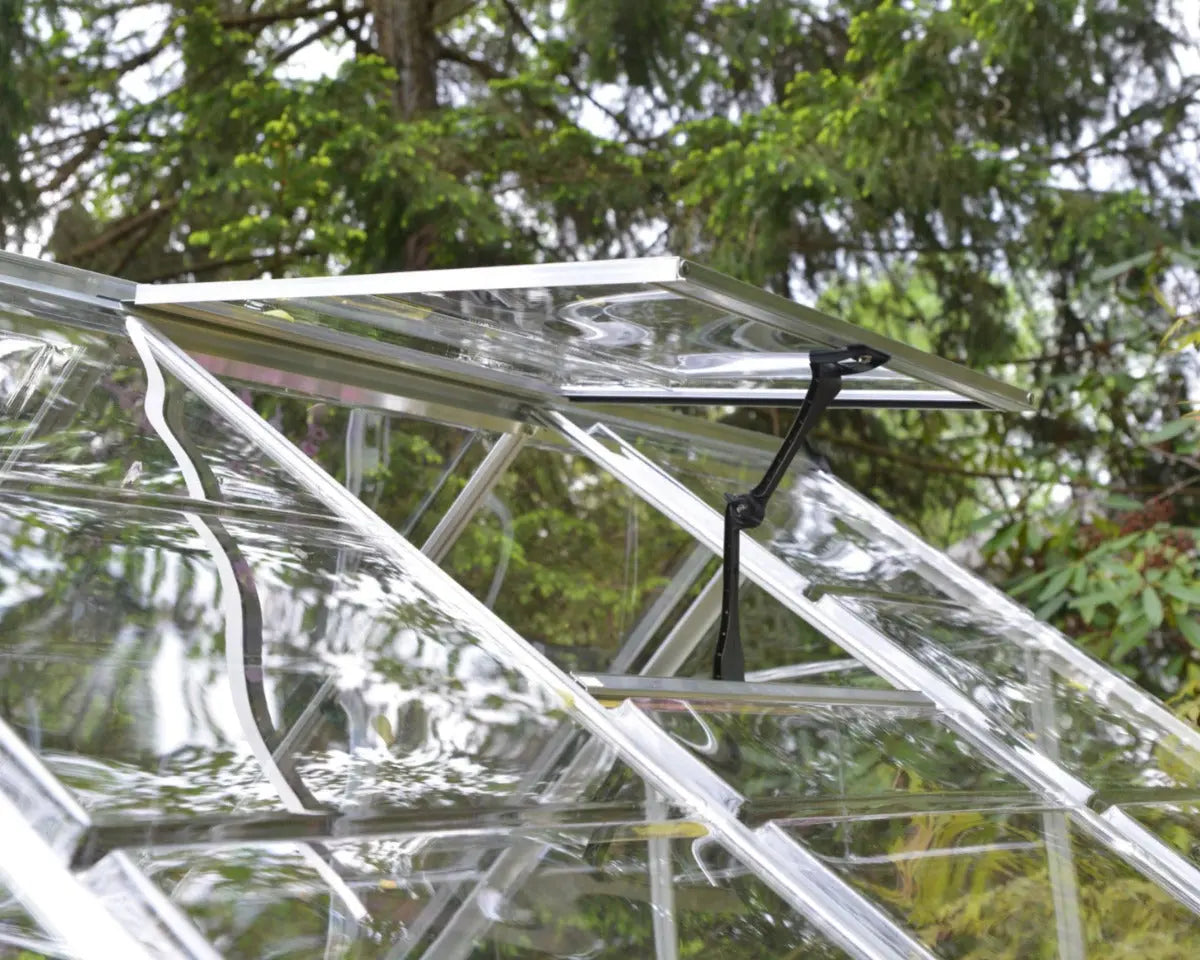 Harmony™ 6 ft. x 10 ft. Greenhouse Clear Panels Silver Frame | Palram-Canopia