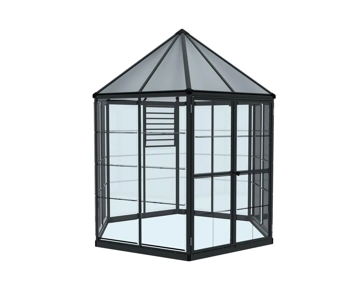 Oasis™ 8 ft Hexagonal Greenhouse | Palram-Canopia